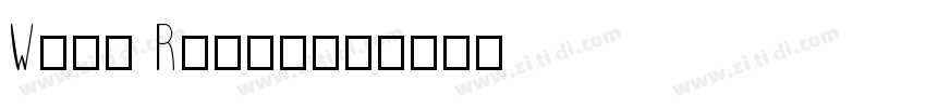 Wien Regular字体转换